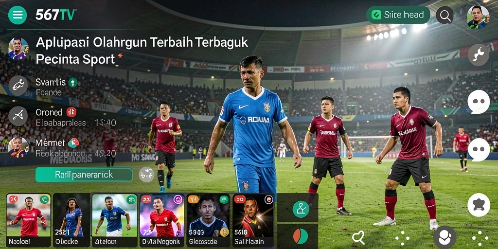 Screenshot gameplay <strong>567TV</strong> menunjukkan antarmuka aplikasi dengan streaming langsung.