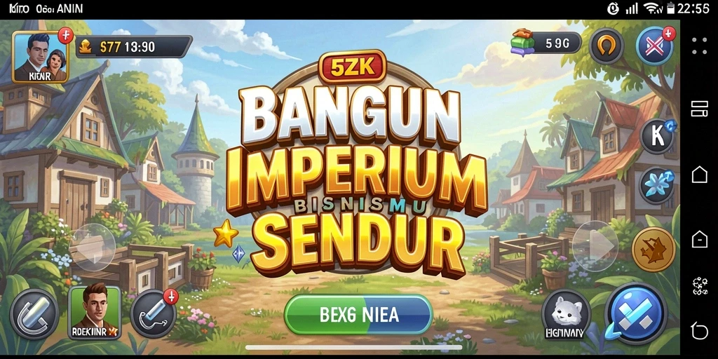Screenshot gameplay 5ZK menampilkan pengalaman Tycoon yang menantang dan menyenangkan.