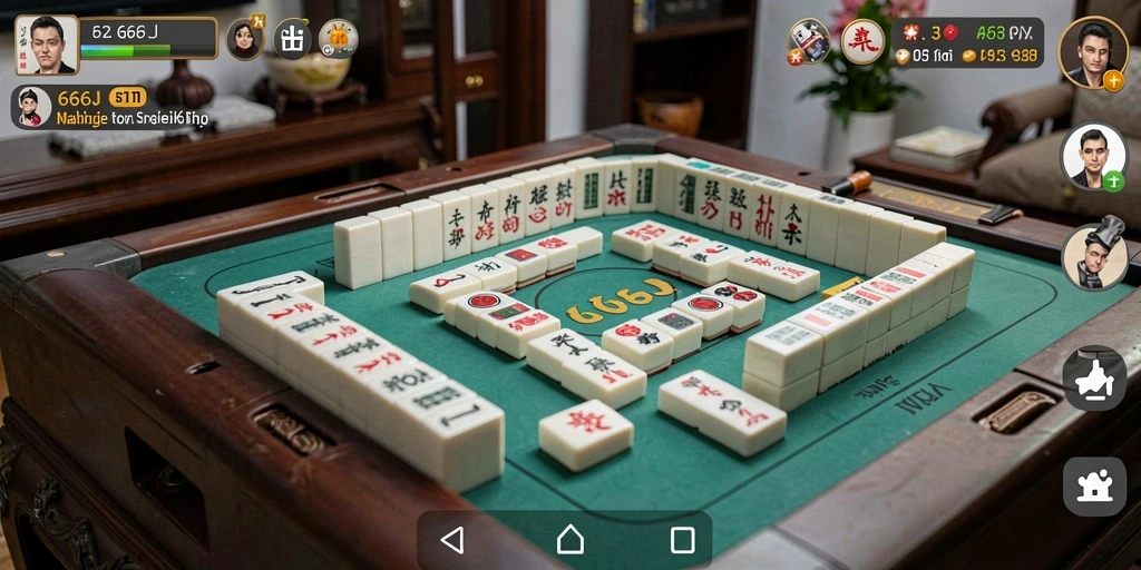 Gameplay Mahjong yang seru dan menantang di 666J.