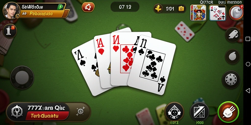 Tampilan gameplay QiuQiu yang seru dan menarik.