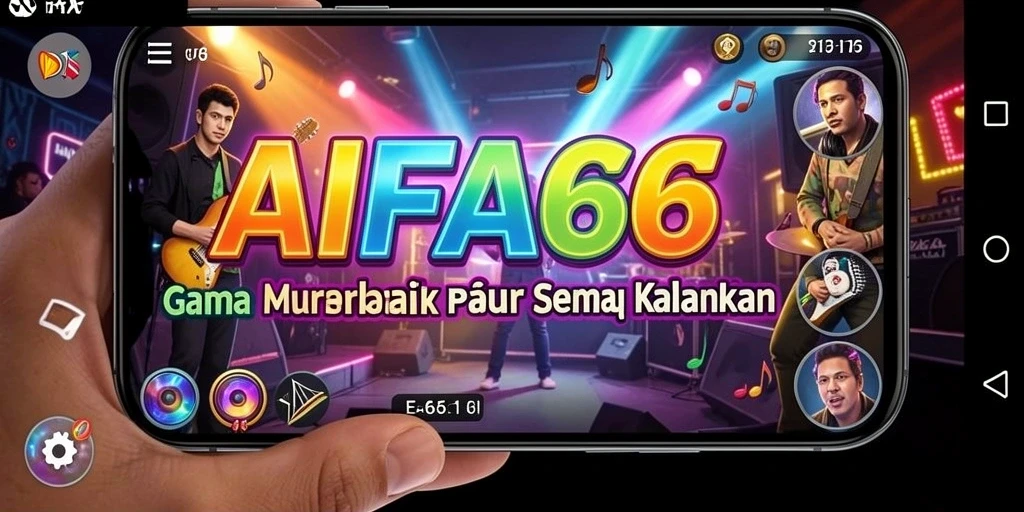 Gameplay AIFA66 menampilkan interaksi musik yang menarik dan seru.