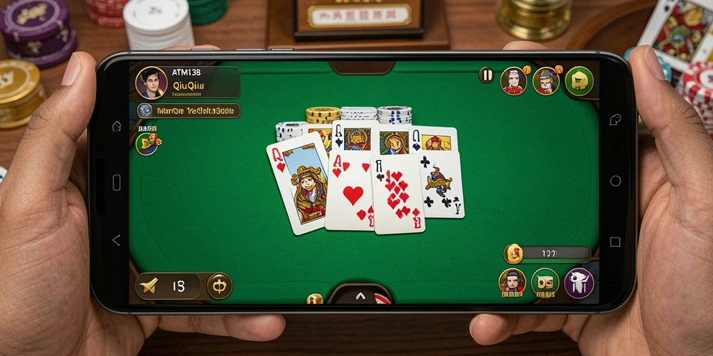 Tampilan menarik dari gameplay QiuQiu di ATM138.