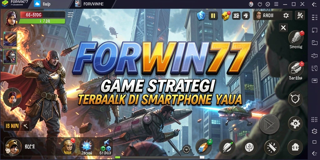 Tampilan gameplay menarik dari FORWIN77 dengan elemen strategi.