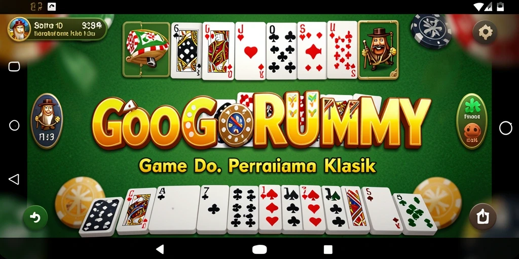 Tampilan gameplay Domino di GOGORUMMY yang menawan.