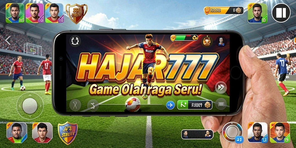 Tangkapan layar menampilkan pertandingan olahraga yang seru dan menarik.