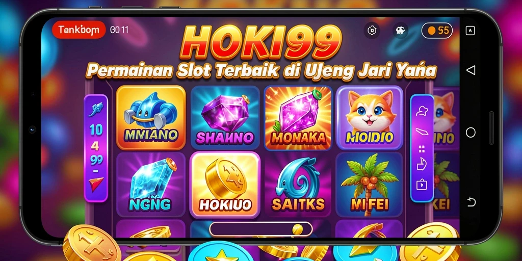Tampilan gameplay menarik HOKI99 dengan beragam tema slot.