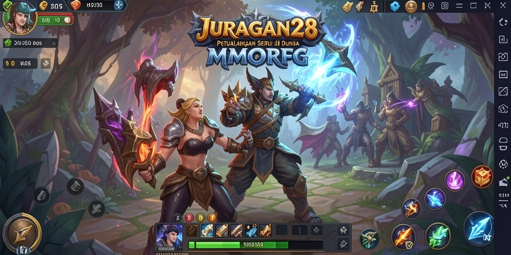 Gameplay seru dan grafis memukau di JURAGAN28.