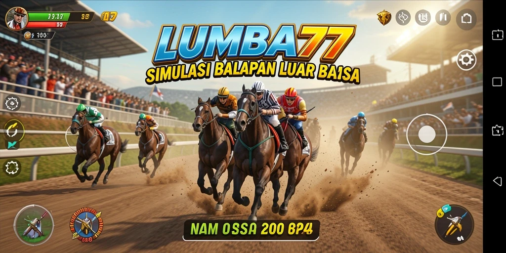 Tampilan gameplay LUMBA77 yang menegangkan dan seru.
