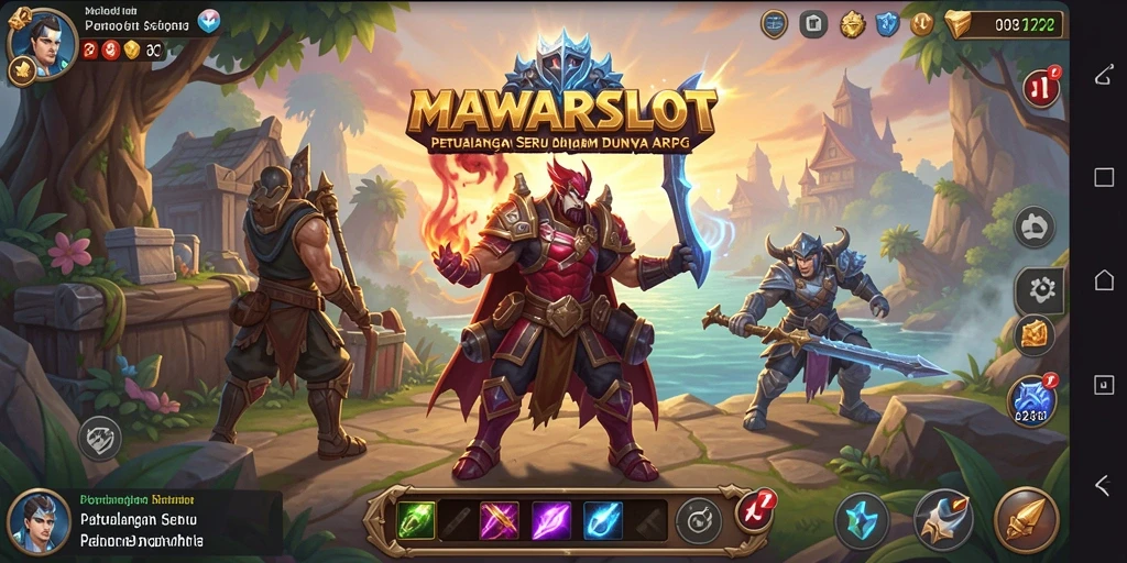 Gameplay seru MAWARSLOT dalam aksi ARPG yang mendebarkan.