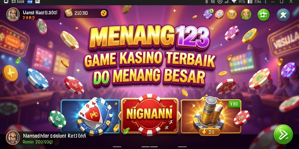 Tampilan menarik dari gameplay Kasino di MENANG123.