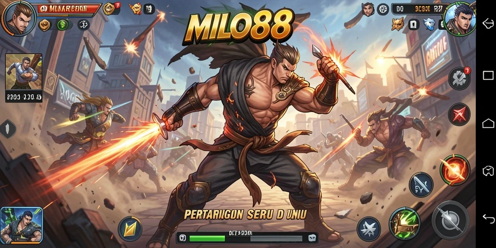 Screenshoot dari gameplay menarik di MILO88.