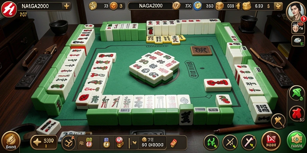 Tampilan gameplay seru dari NAGA2000 di layar perangkat Anda.