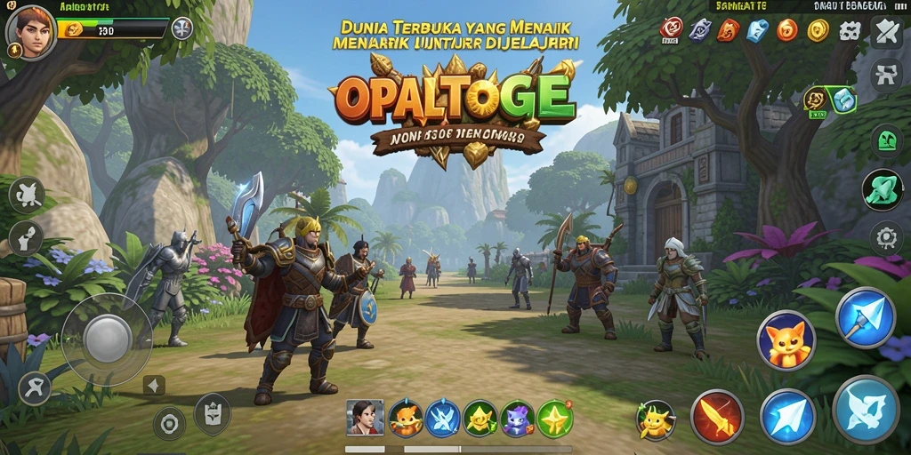 Tampilan gameplay OPALTOGEL yang menakjubkan dan penuh petualangan.