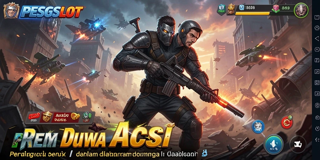 Tangkapan layar PESGSLOT menampilkan aksi mendebarkan dalam permainan.