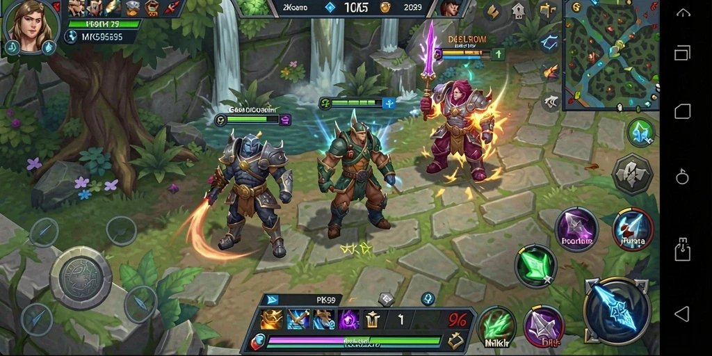 Screenshot gameplay PK95 menampilkan petualangan seru dalam MMORPG.