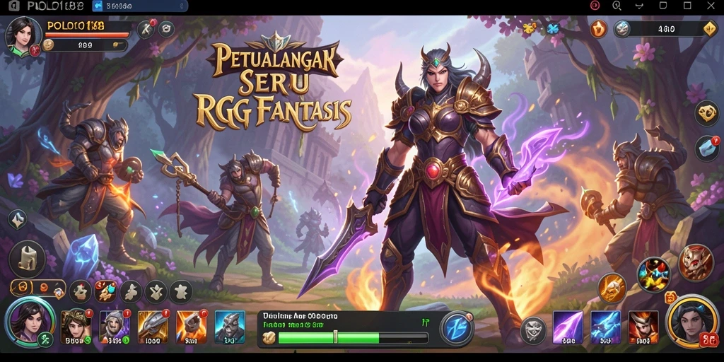 Tampilan gameplay seru dalam dunia RPG POLO188.