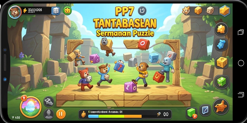 Tampilan gameplay seru dari PP7 yang menantang pemain.