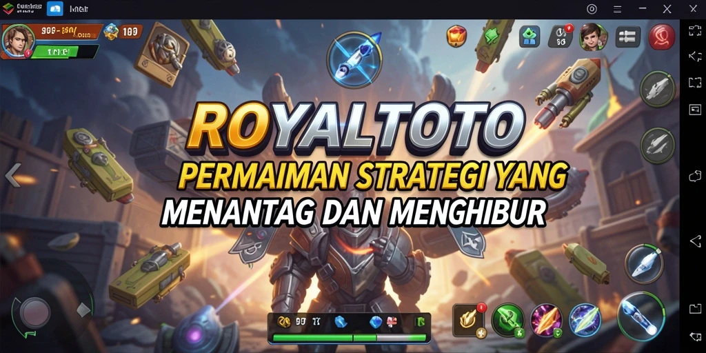 Tampilan gameplay strategis yang menarik dan seru di ROYALTOTO.