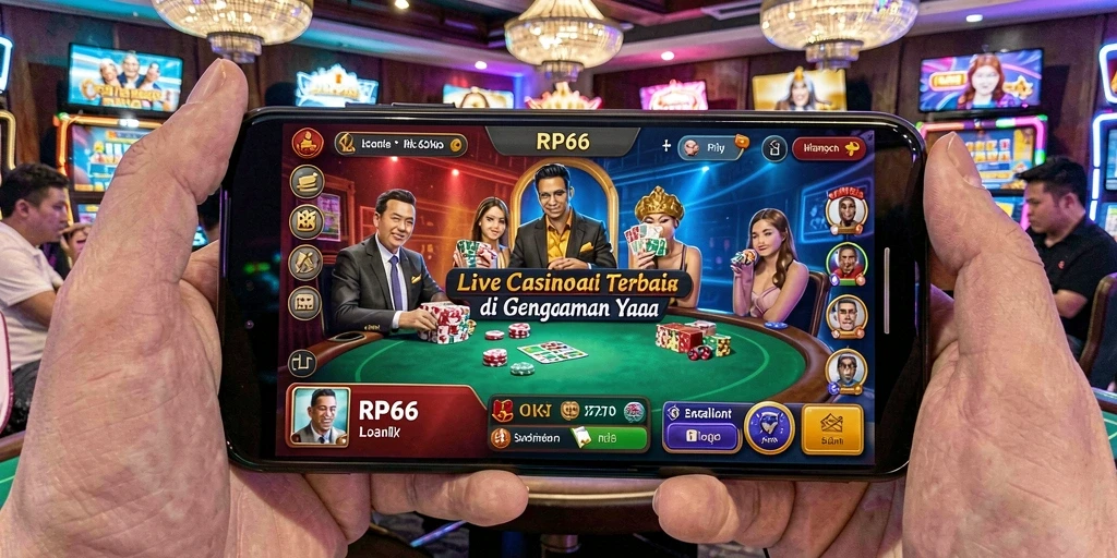Tampilan menakjubkan dari gameplay Live Casino di RP66.