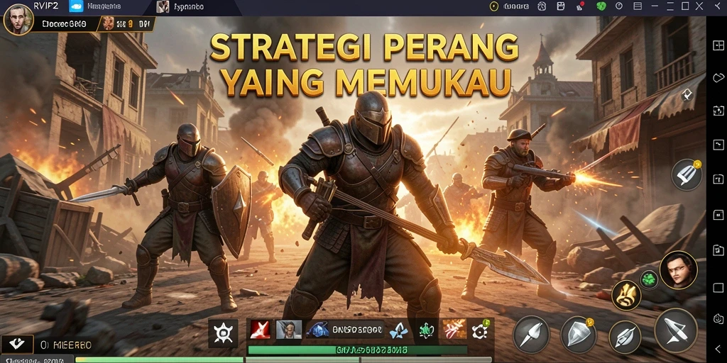 Tampilan gameplay intens dari RVIP2 yang menampilkan strategi pertempuran yang epik.