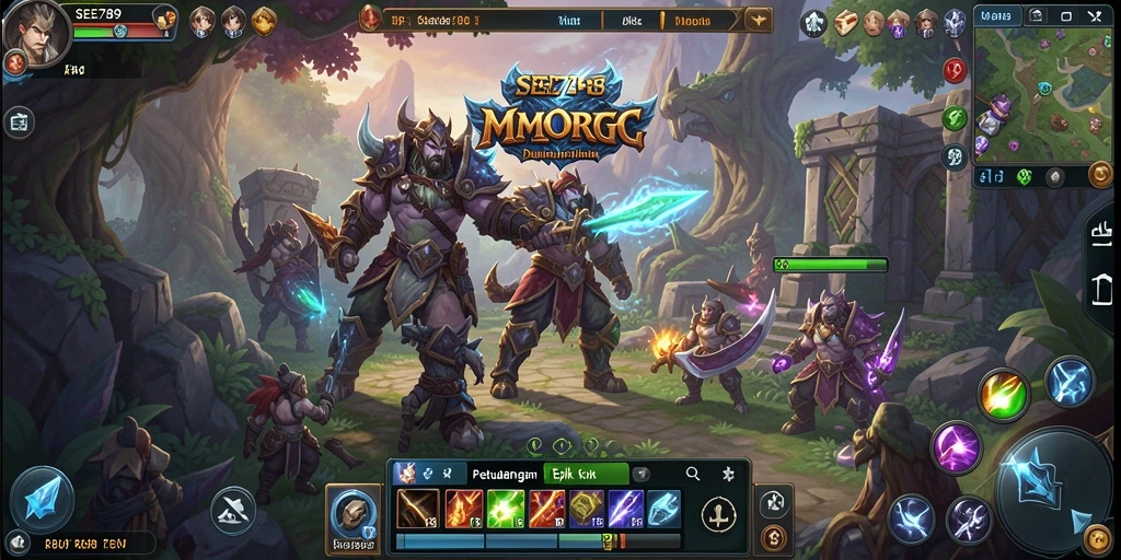 Gameplay menakjubkan SEE789 dalam aksi MMORPG.