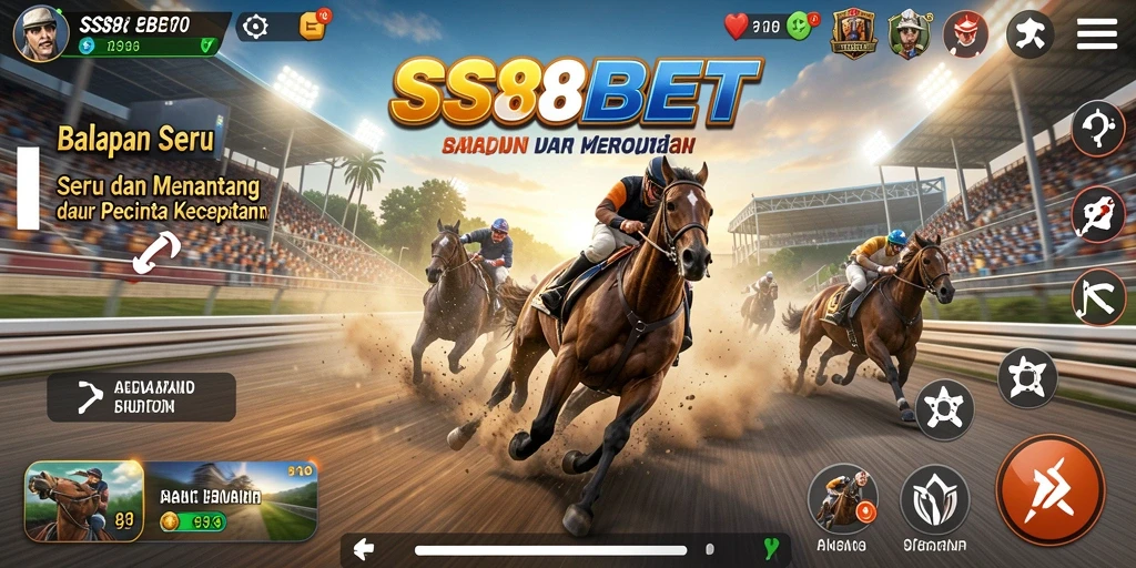 Menampilkan pengalaman gameplay Racing yang mendebarkan di SS88BET.