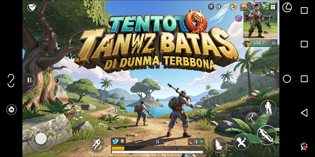 Gambaran mendetail gameplay Open World di TENTOTO.