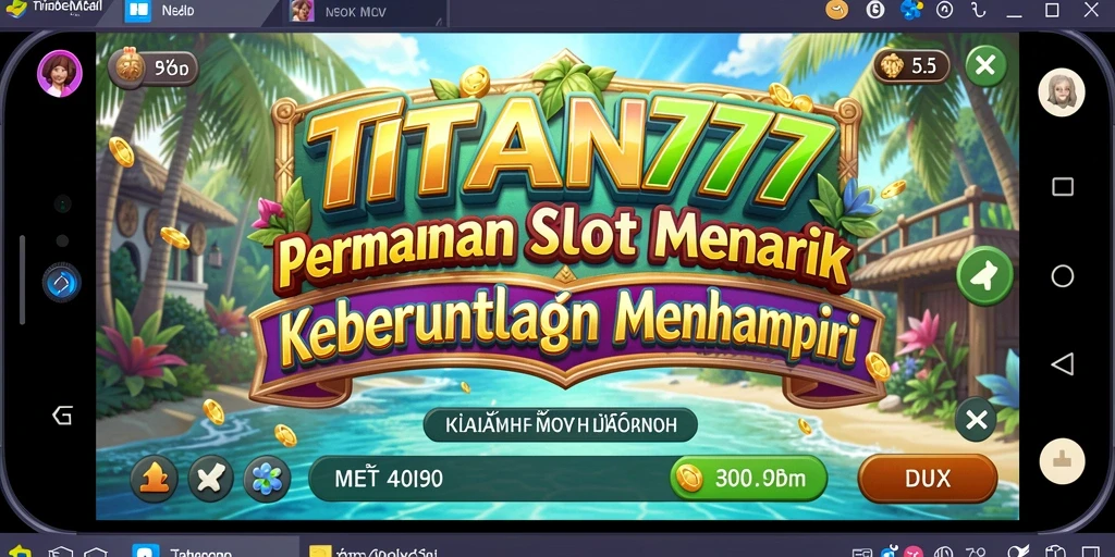 Tampilan menarik dari gameplay Slot di TITAN777 yang mengasyikkan.