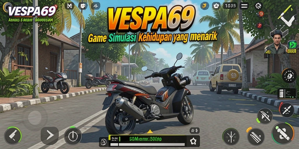 Screenshot gameplay VESPA69 yang menunjukkan interaksi dan strategi.